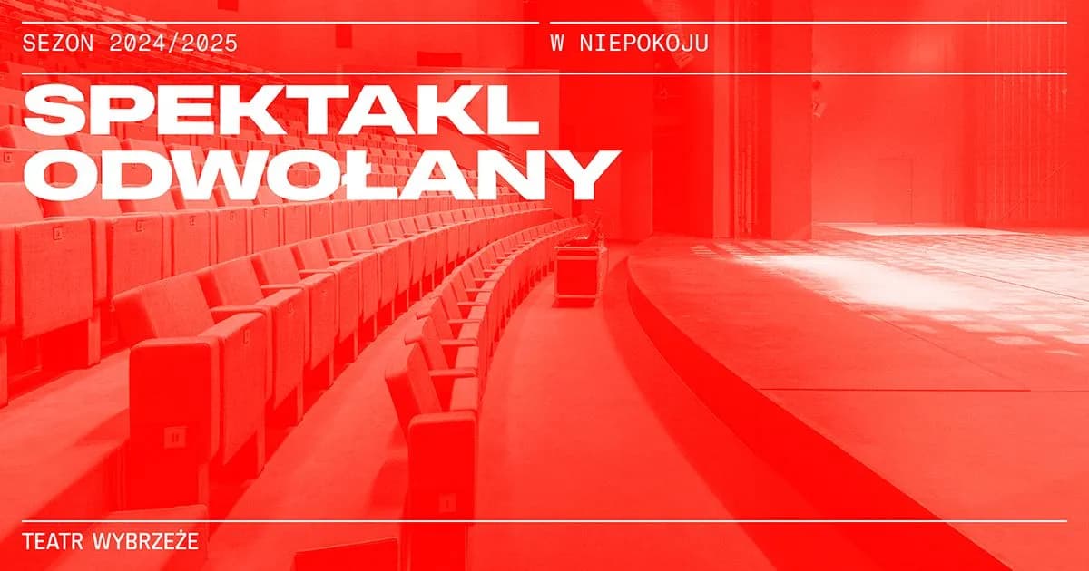 Odwołany spektakl "Wspólny pokój"