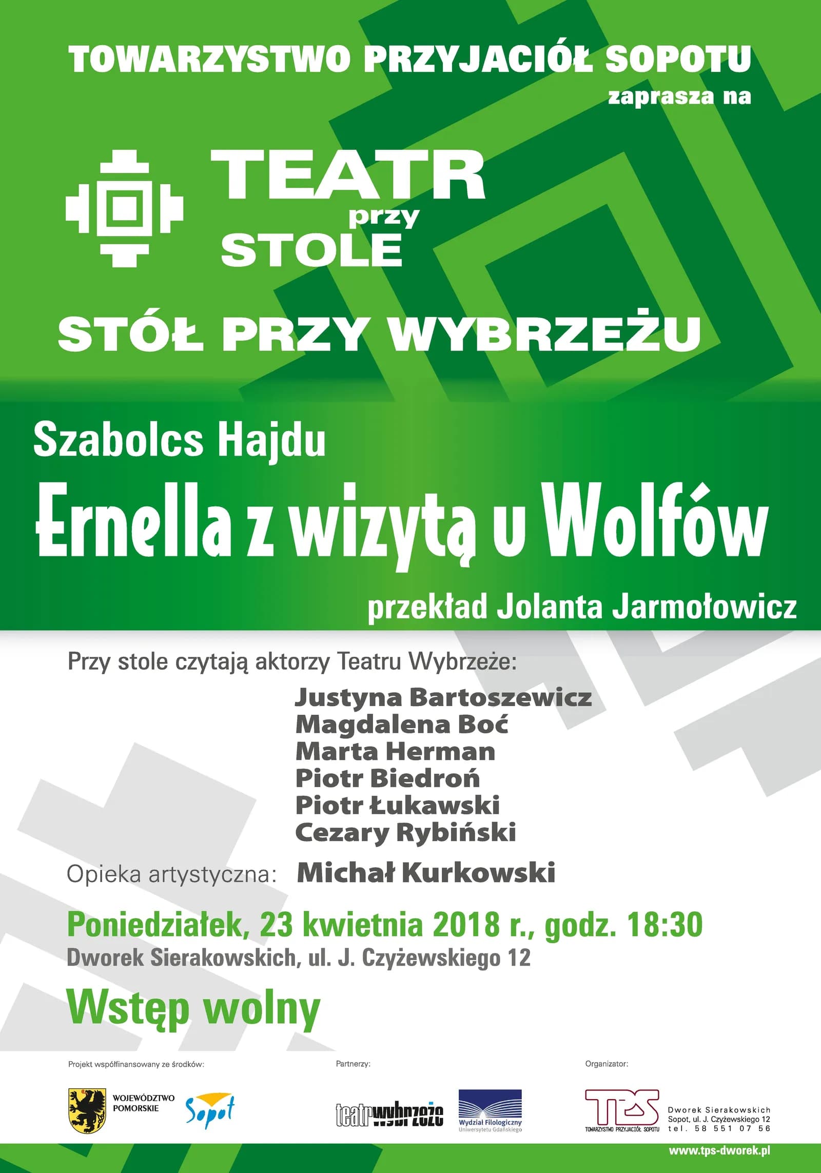 Szesnasta odsłona projektu Teatr przy Stole/Stół przy Wybrzeżu