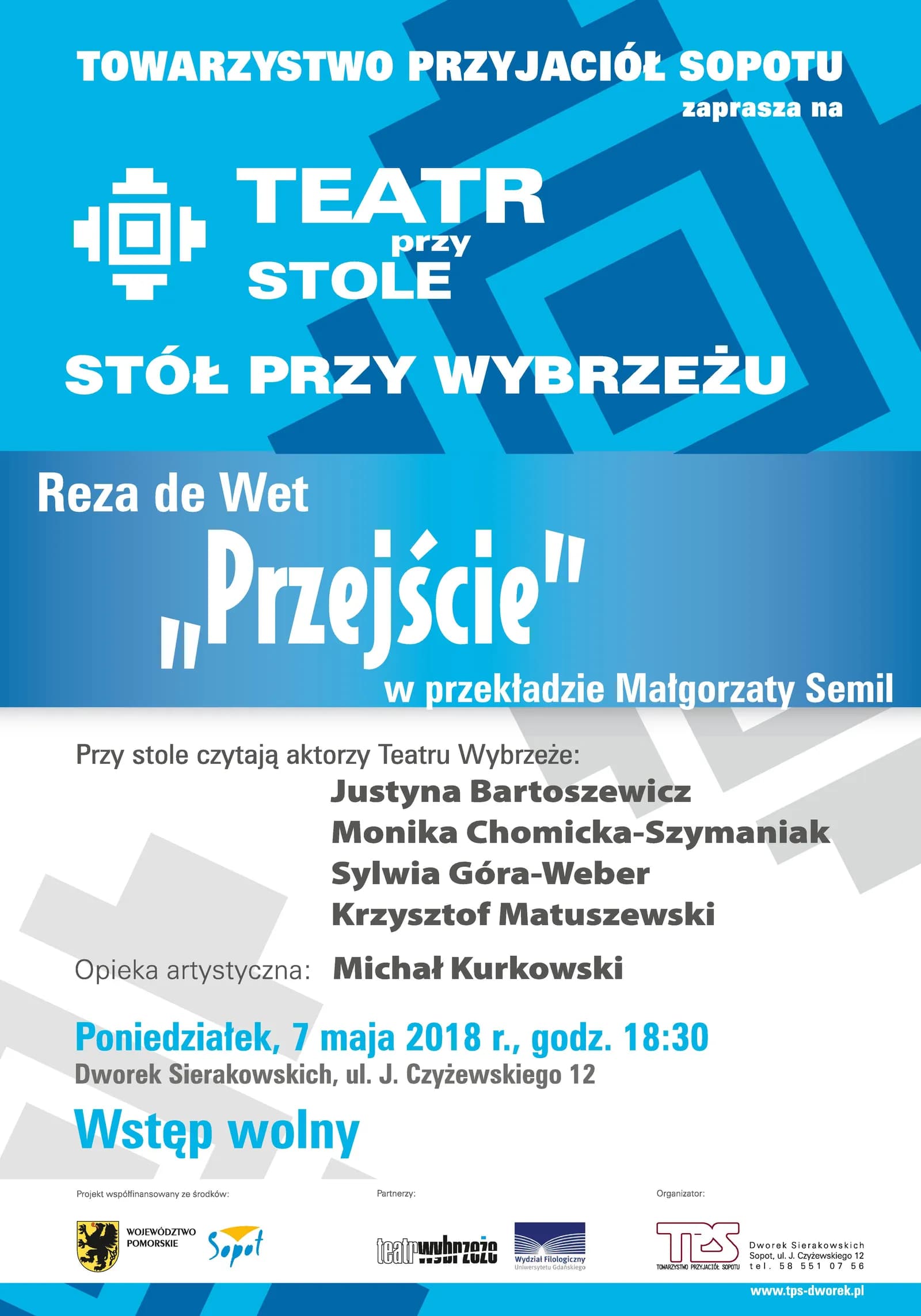 Siedemnasta odsłona projektu Teatr przy Stole/Stół przy Wybrzeżu