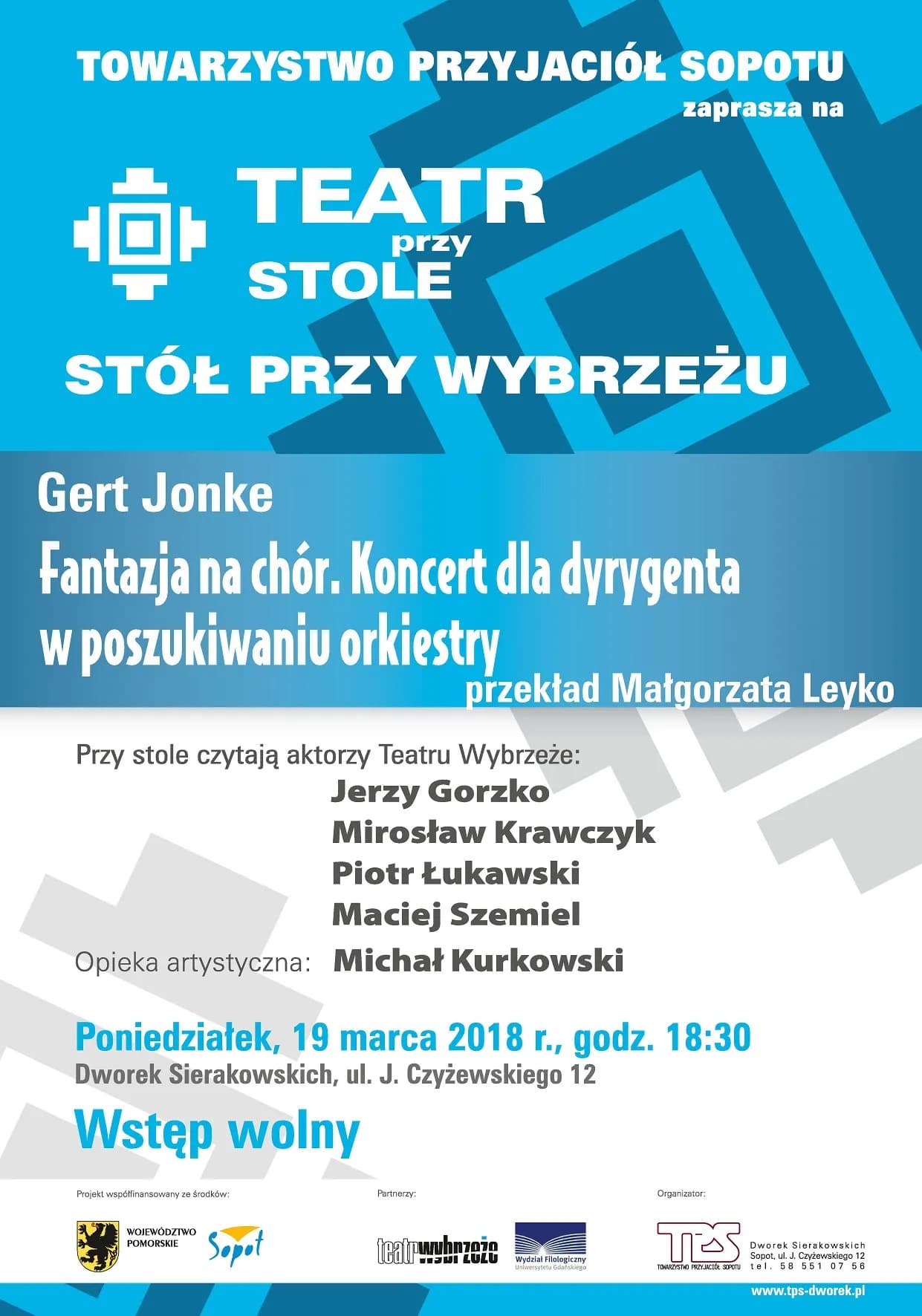 Piętnasta odsłona projektu Teatr przy Stole/Stół przy Wybrzeżu